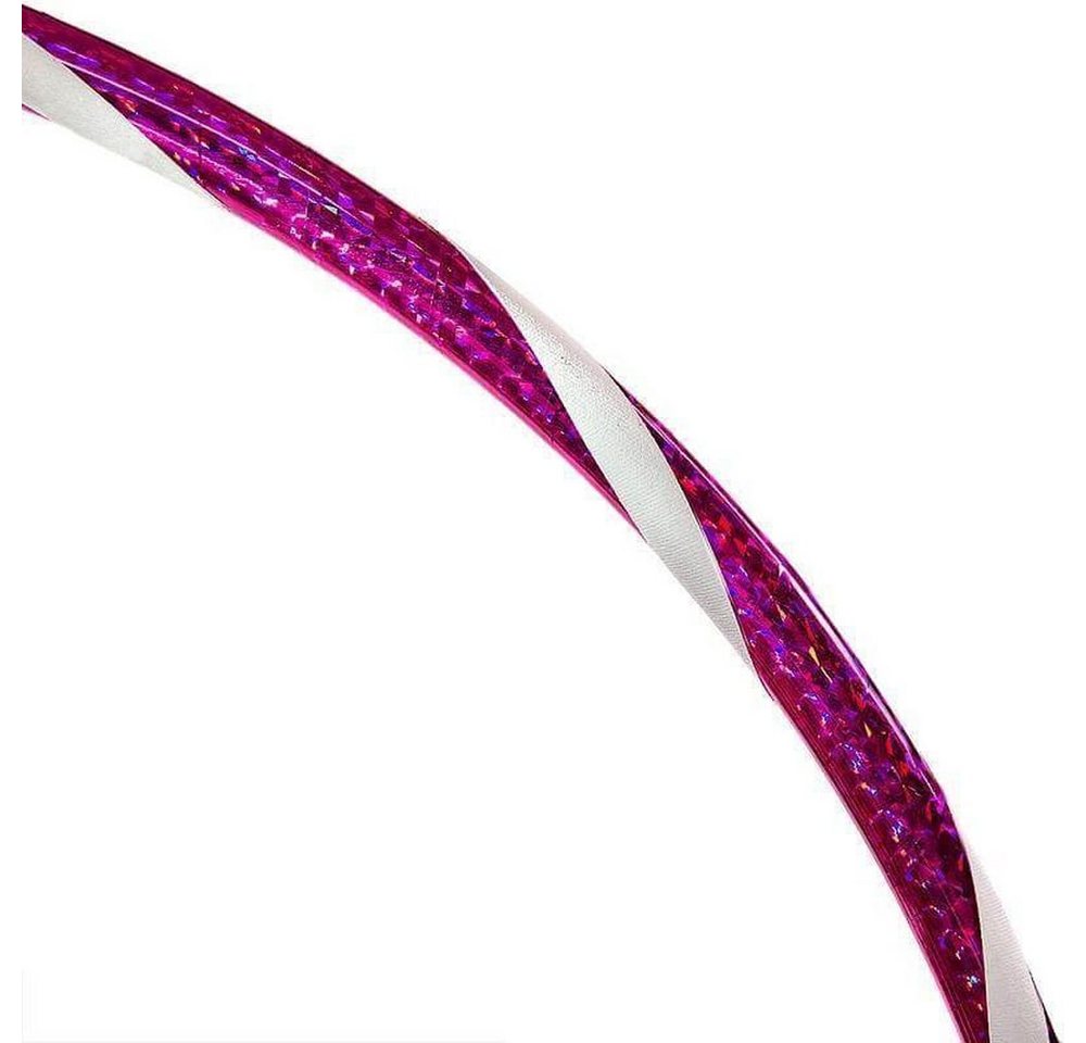 Hoopomania Hula-Hoop-Reifen Funny Kinder Hula Hoop, Ø70cm, Pink-Weiss Bild 2