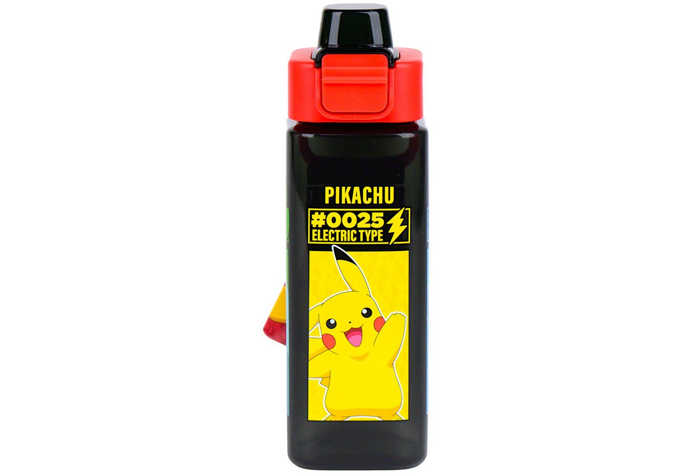 POKÉMON Trinkflasche, Kinderflasche mit Tragegriff & Klappdeckel 500 ml Bild 2