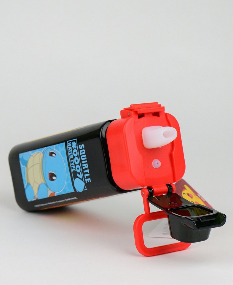POKÉMON Trinkflasche, Kinderflasche mit Tragegriff & Klappdeckel 500 ml Bild 4