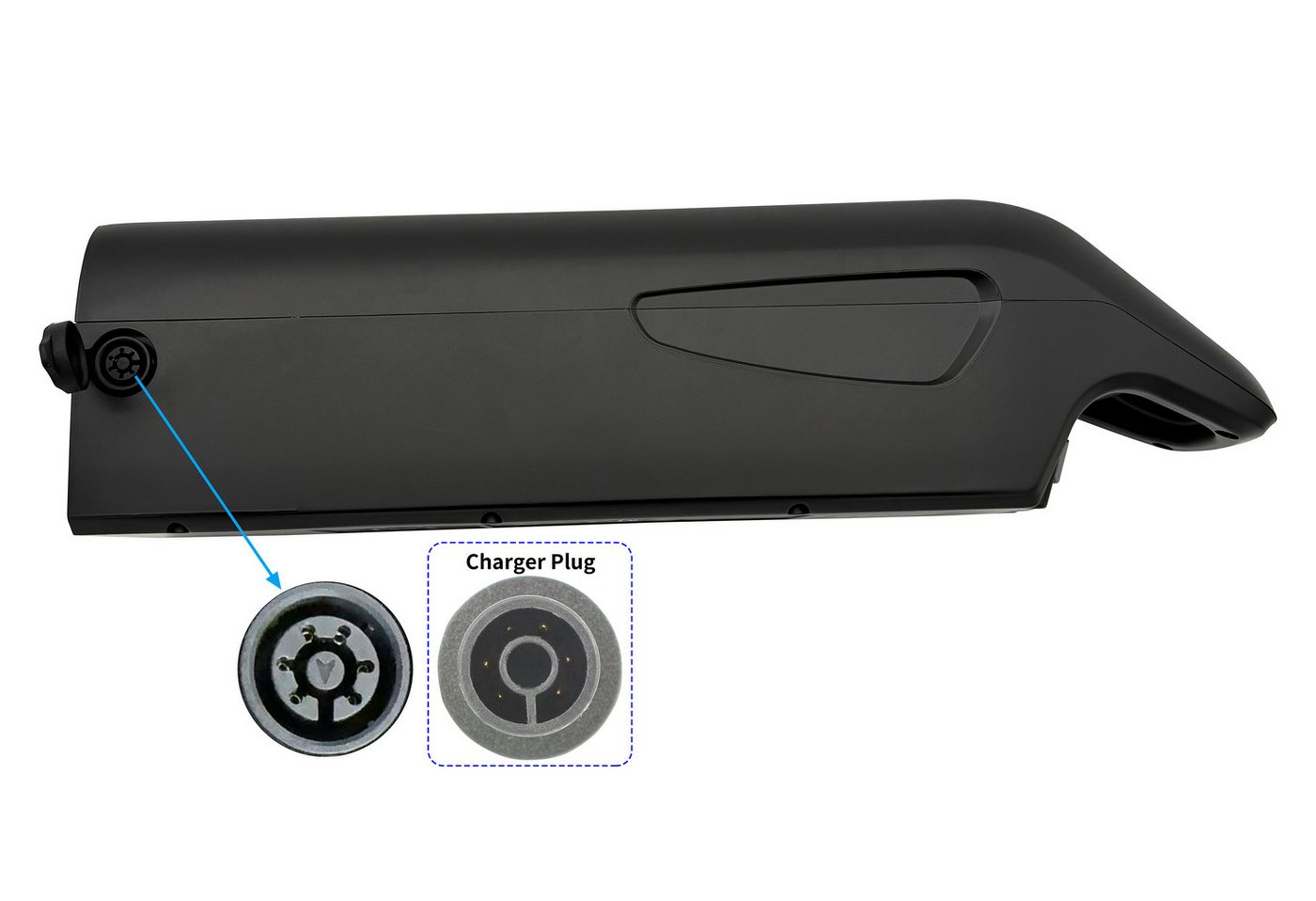 PowerSmart E-Bike Akku für Prophete ZZ131304, Smart BMS Li-ion 12800 mAh (48 V) Bild 5