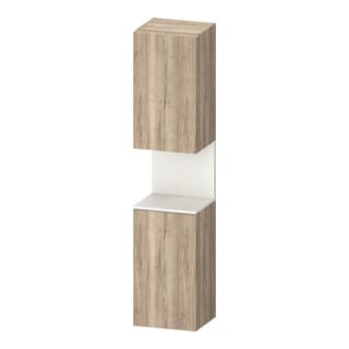 Duravit Hochschrank Qatego 40x36x1760cm, 2 T, An r, w m/E marm.