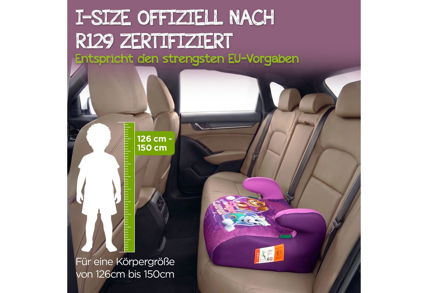 HiTS4KiDS Kindersitzerhöhung Paw Patrol Skye & Everest Bild 2
