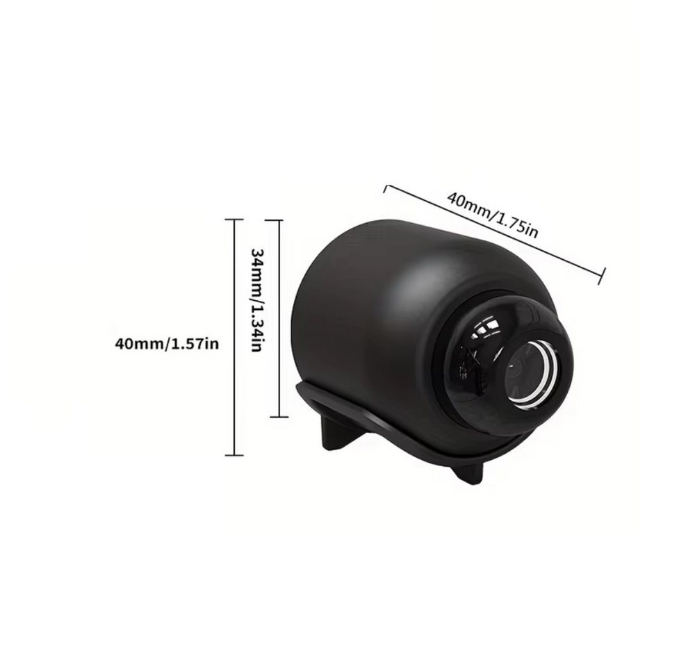 Athlix Überwachungskamera X5 Mini-Kamera 1080P WiFi-Überwachungskamera 2er-Set (Fernzugriff durch App, Platzsparende Bauform) Bild 4