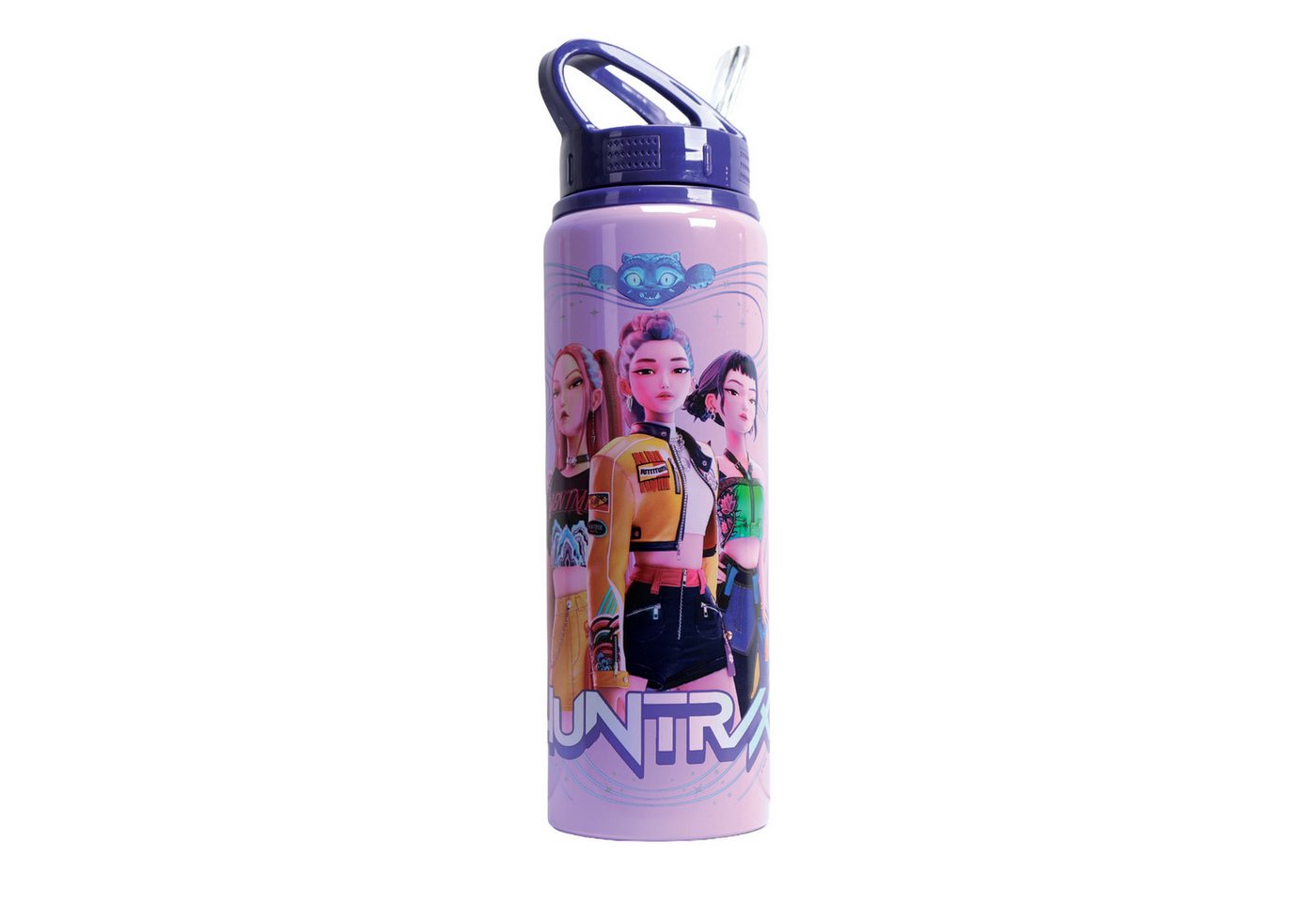 Blue Sky Designs Trinkflasche KPop Demon Hunters - Flip Top Trinkflasche (750ml) Huntr/x