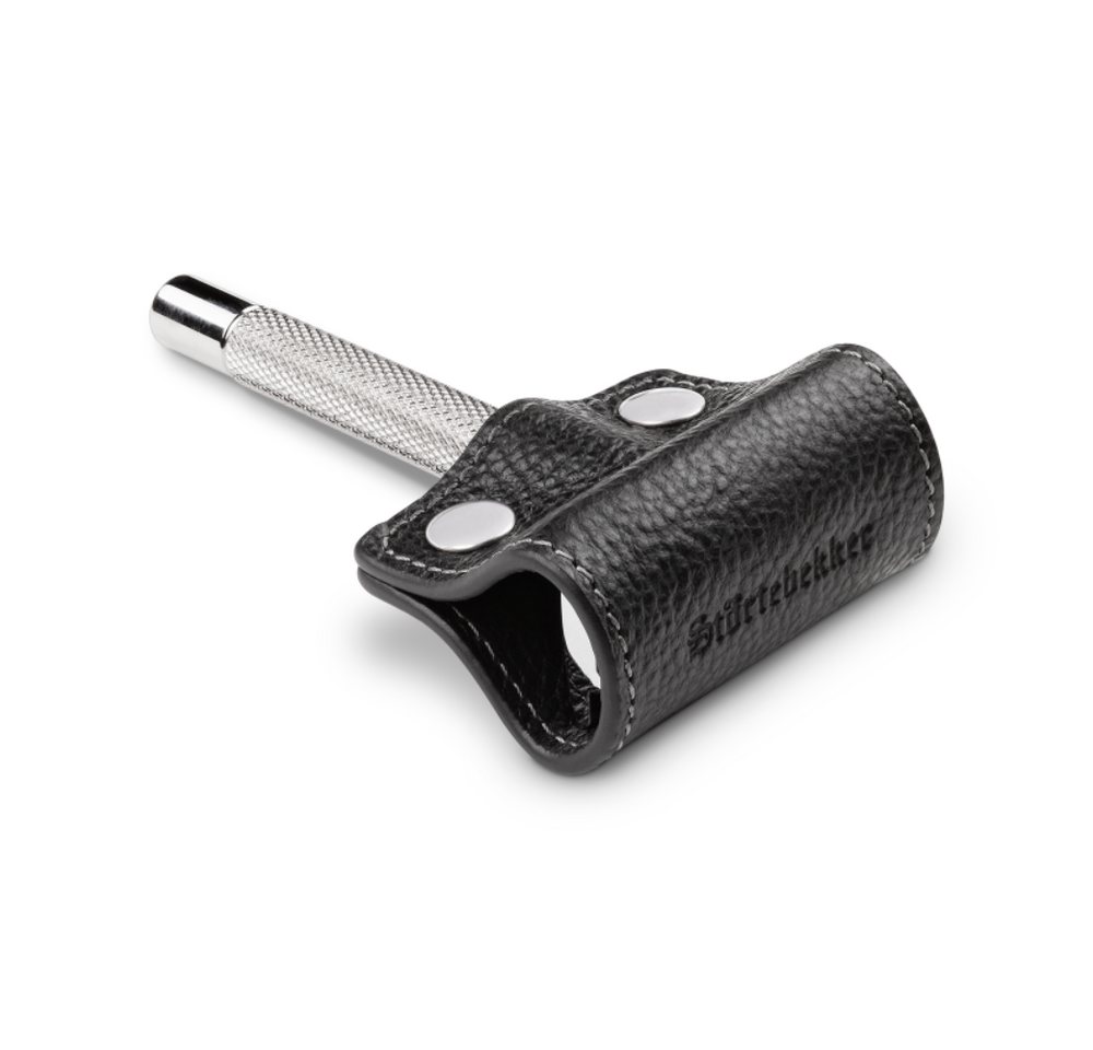 Störtebekker Rasierer-Etui Klingenschutz aus Echtleder - Schutz vor Schäden und Verschmutzung Bild 4