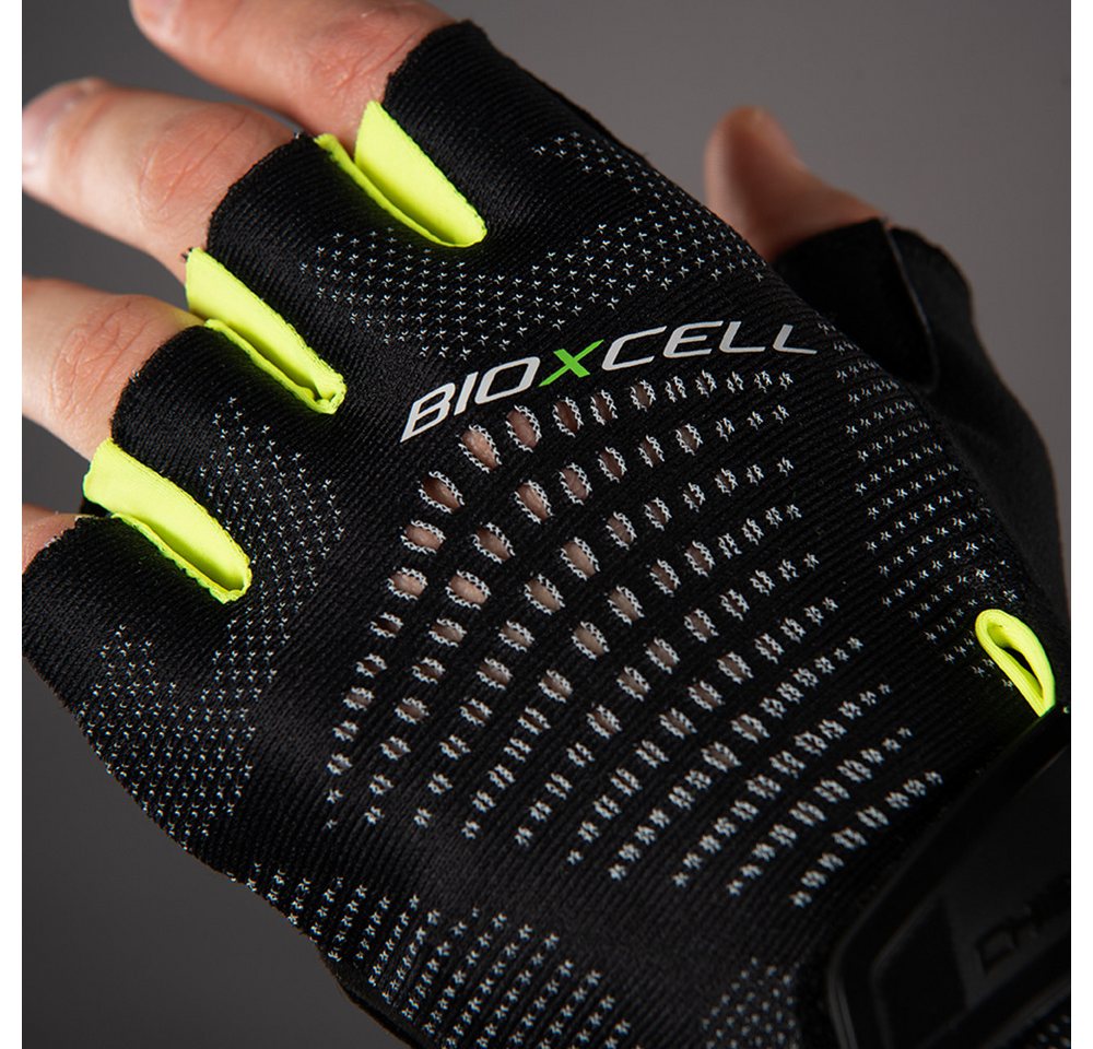 Chiba Multisporthandschuhe BioXCell® Super Fly schwarz neongelb Bild 3