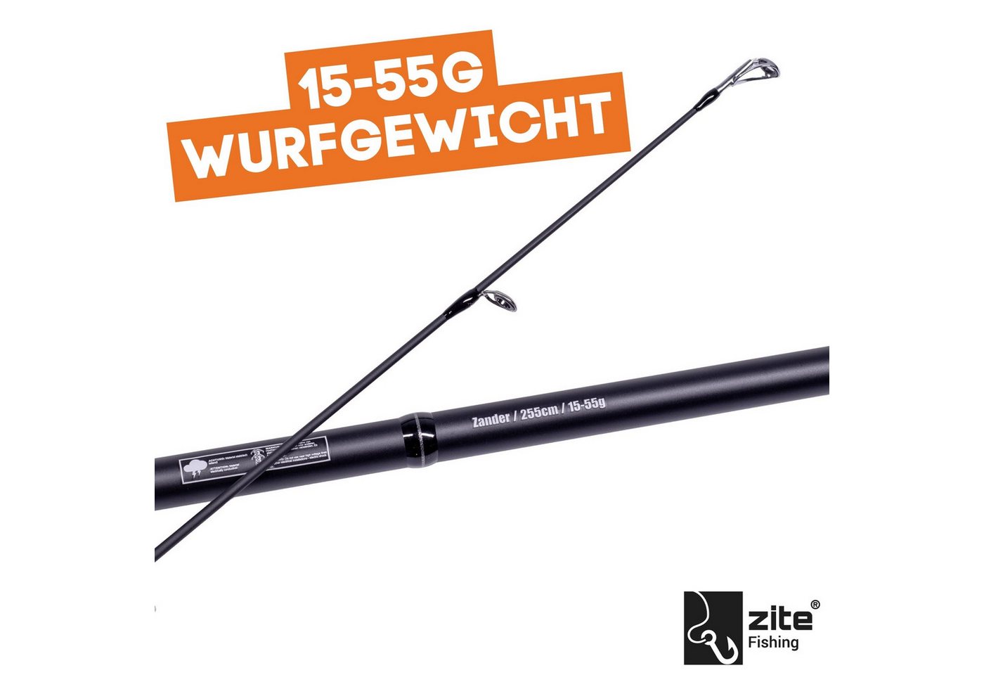 Zite Spinnrute Inzite Base Stick 255cm Spinnrute Zander/Hecht/Barsch
