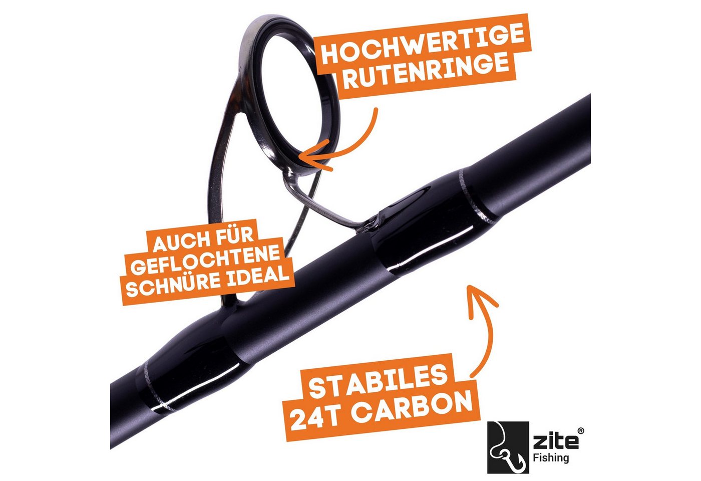Zite Spinnrute Inzite Base Stick 255cm Spinnrute Zander/Hecht/Barsch Bild 3