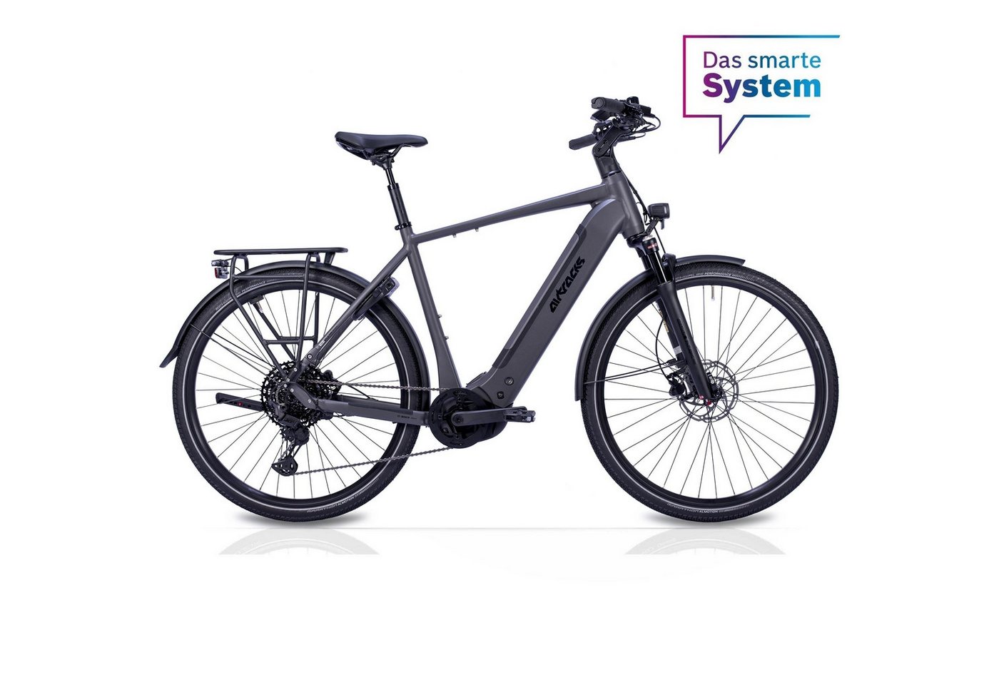 Airtracks E-Bike Trekkingrad 28" Herren E-Bike Trekking TERRA TR1 BOSCH Performance Line PX, 11 Gang Shimano Deore XT RD-M8130 SGS, 11-fach Schaltwerk, Kettenschaltung, Mittelmotor, 800 Wh, (Smart System, Akku PowerTube 800 WH), Display Kiox 300, Trekking Fahrrad Größen 52cm 56cm 60cm - Mod .2026