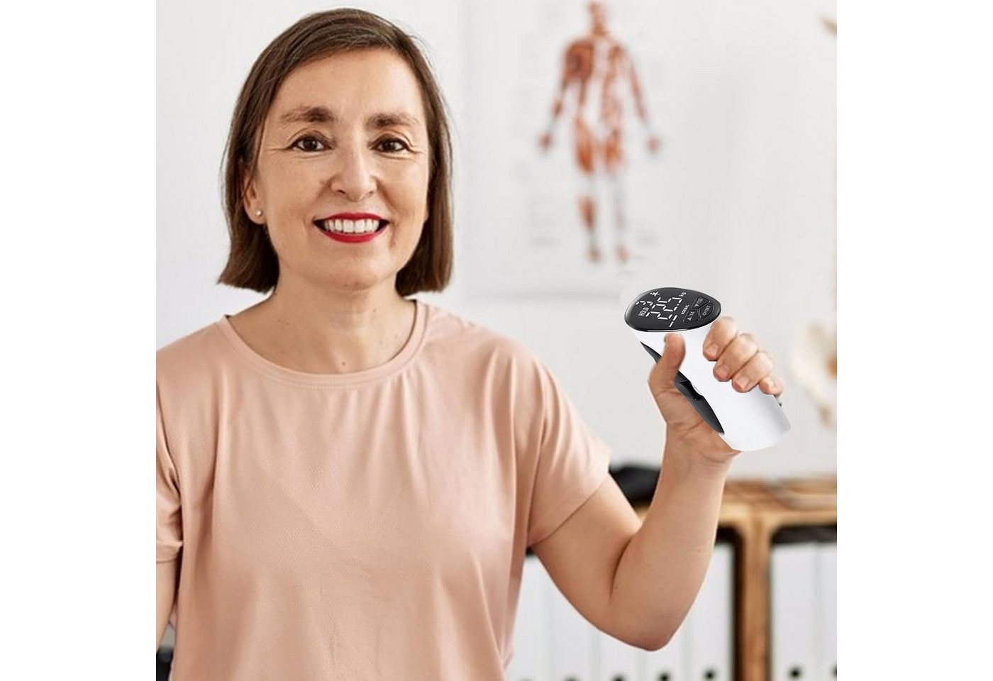 FELIXLEO Handmuskeltrainer Digitales Handkraftmessgerät Grip Dynamometer LED Display Fitness