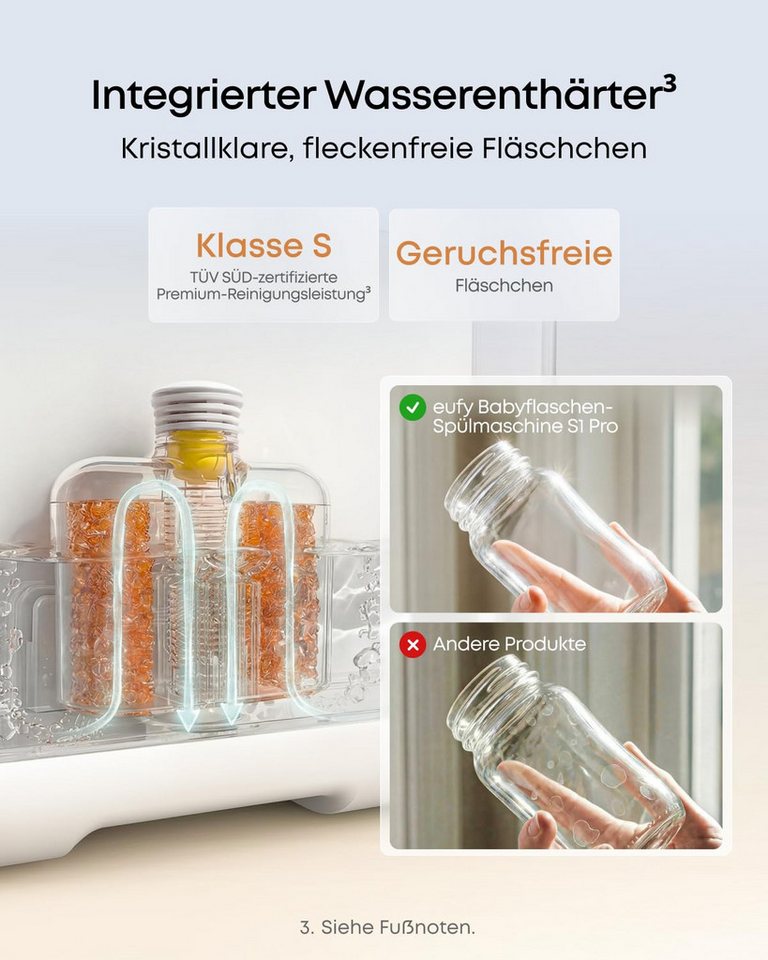 eufy Security Dampfsterilisator eufy Babyflaschen-Spülmaschine S1 Pro, 1-tlg. Bild 4