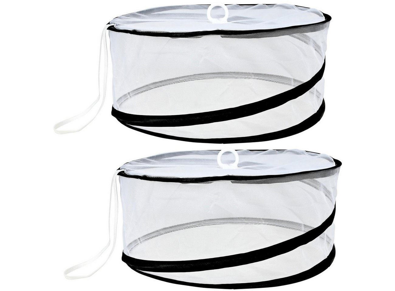 BENSON Fliegenhaube Faltbare Insekten-Abdeckhaube rund Ø37cm – Schutz für Kuchen & Obst (2 St) Bild 4