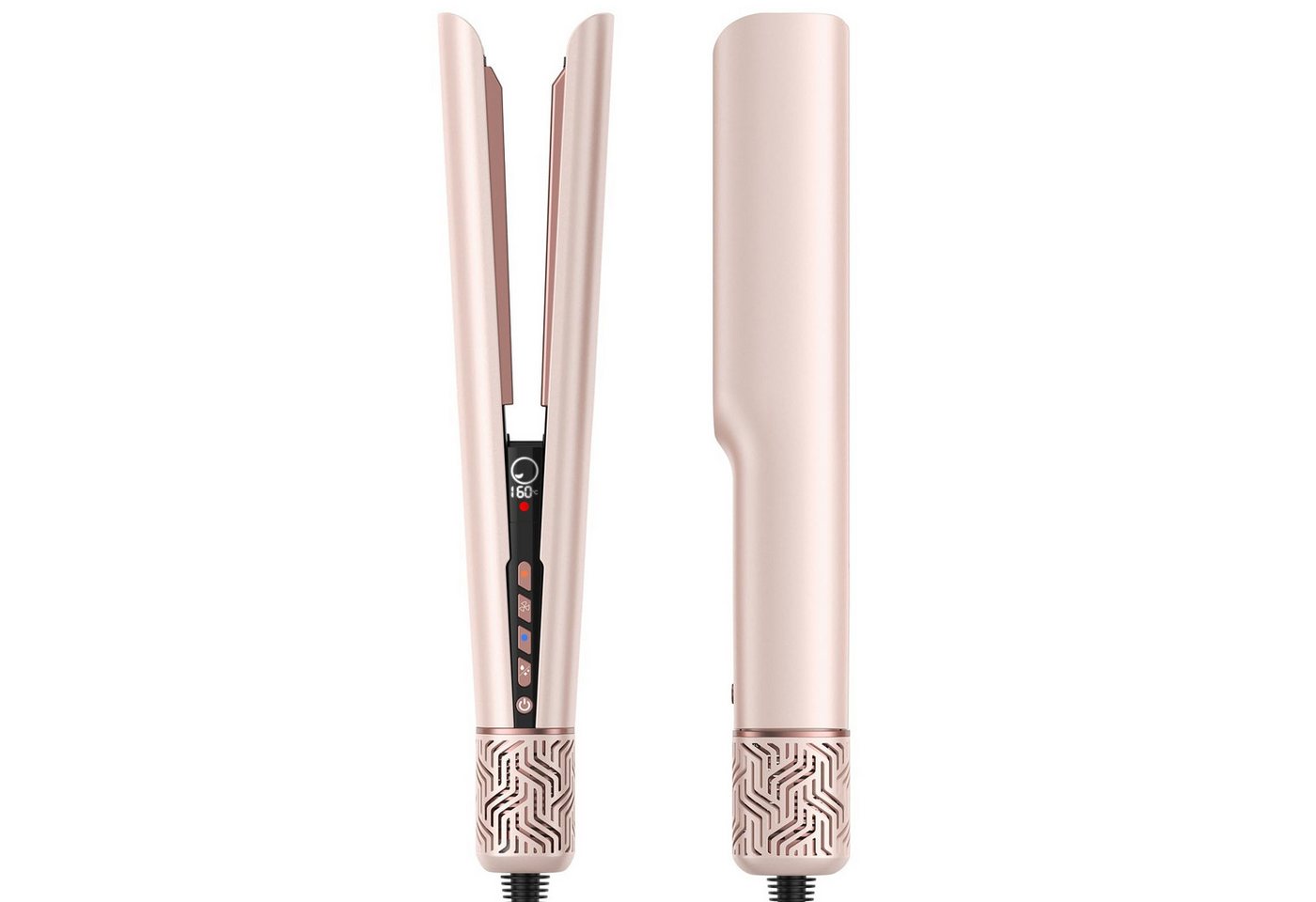 UKLISS Glätteisen Air-Haarglätter 2-in-1 Luftstrom Glätteisen, Airstyler zum gleichzeitigen Trocknen und Glätten von Haaren