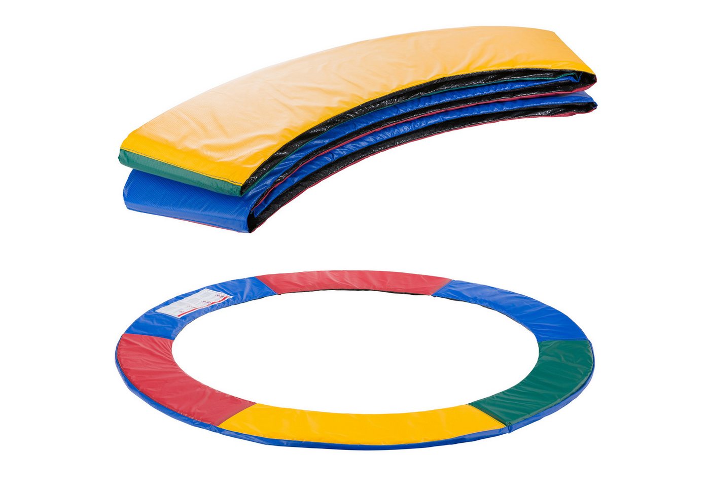 Arebos Trampolin-Randabdeckung Federschutz Ø 244 cm, Randschutz, PVC und PE, Reißfest, UV-resistente und wasserbeständige
