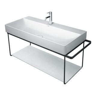 Duravit Metallkonsole DuraSquare 106,5x45cm, wandhängend, schwarz matt