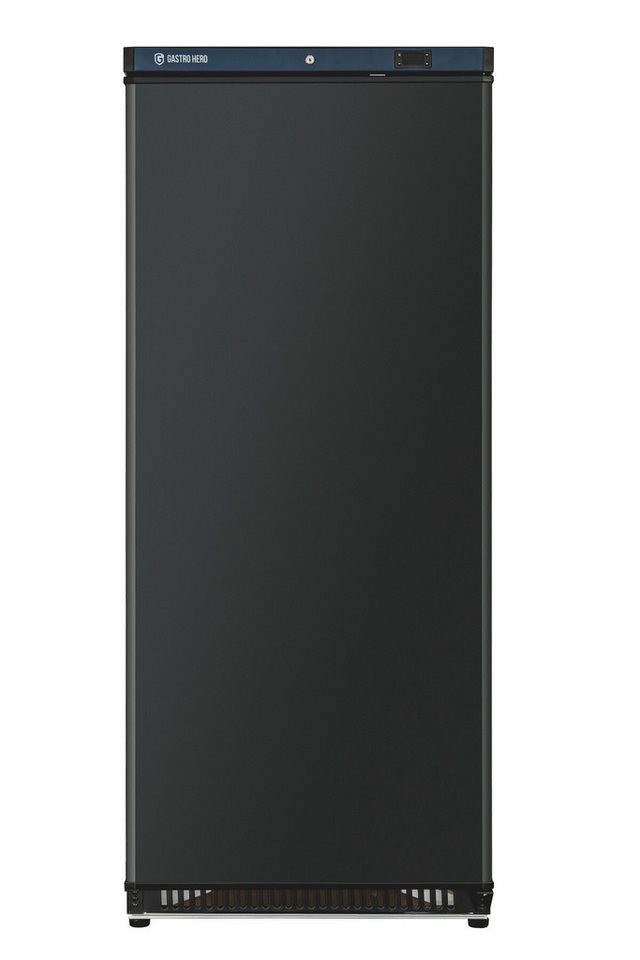 GastroHero Gefrierschrank Lagertiefkühlschrank ECO 600 Schwarz 562 Liter Umluftkühlung LTSE600B, 190 cm hoch, 77.5 cm breit, schwarzes Gehäuse für moderne Profiküchen und Verkaufsräume Bild 5