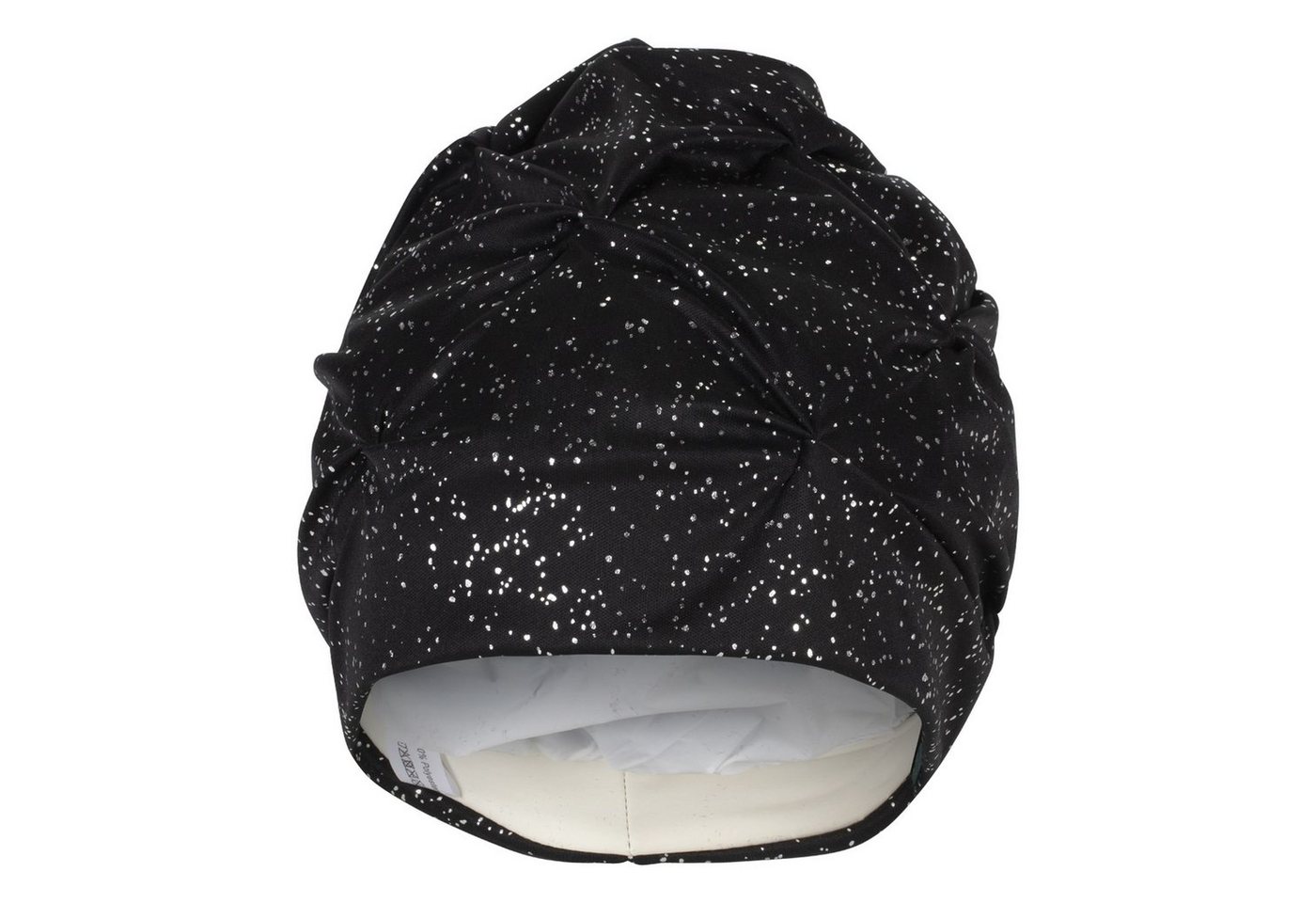 Fashy Badekappe Fashy - Badehaube Badekappe Damen Schwarz Silber Innenhaube Bild 4
