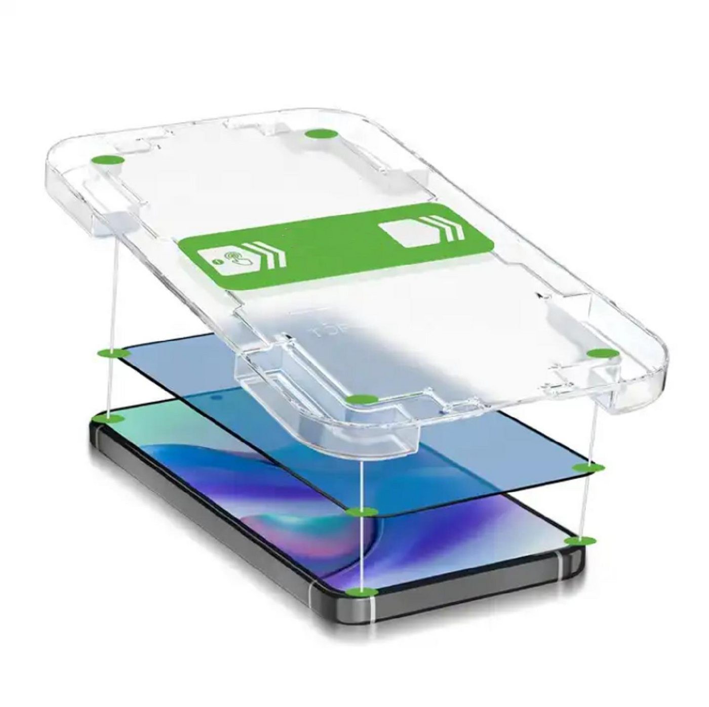 Protectorking Schutzfolie 3x 9H Panzerglas für Samsung Galaxy A50 3D KLAR Schutzglas Displayschu, (3-Stück), Displayschutzglas, Schutzglas Echtglas Tempered 9H Härte HD-KLAR Bild 2