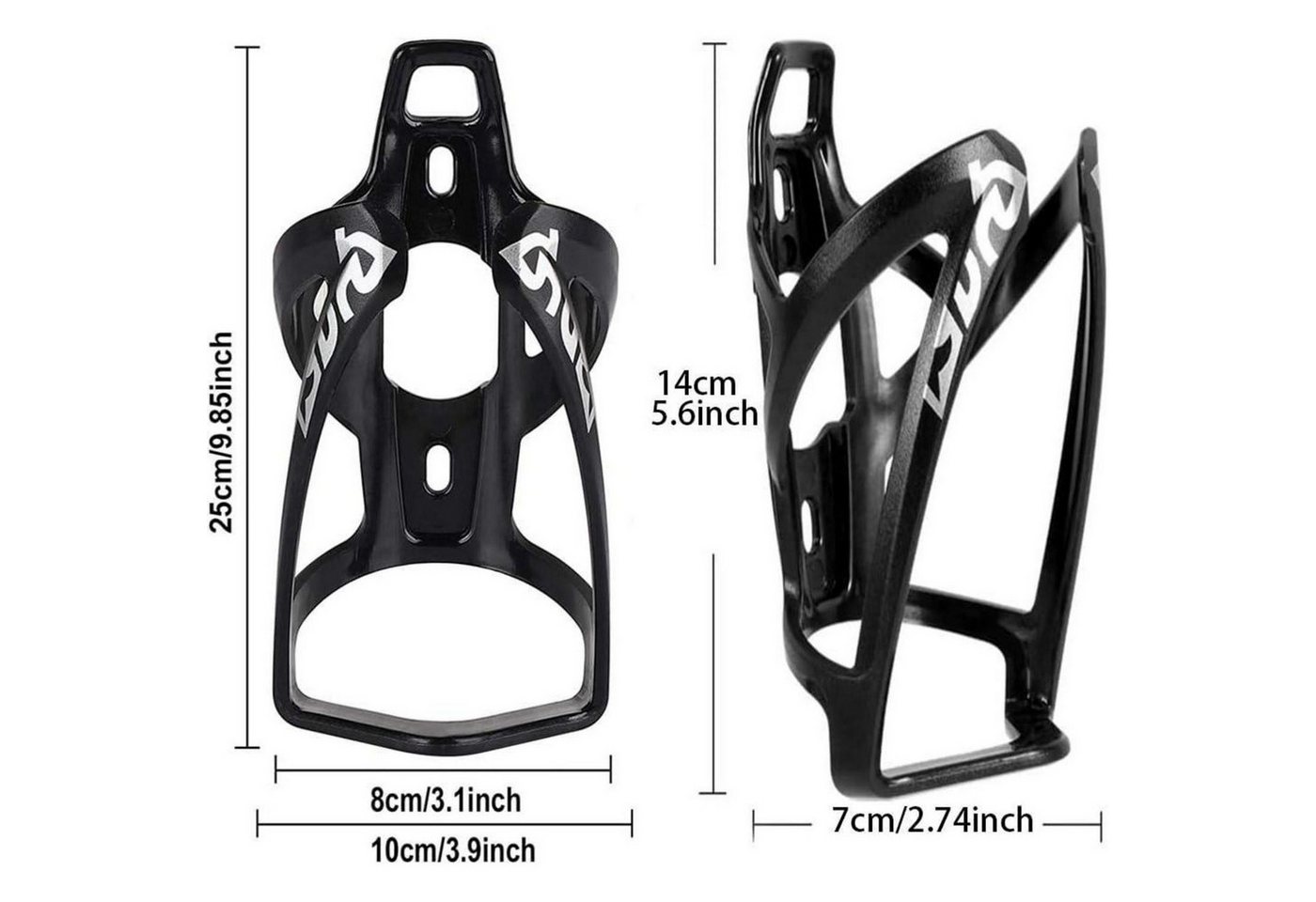 LuxusKollektion Fahrrad-Flaschenhalter Fahrradflaschenhalter Getränkehalter leicht mit 21 Oz Flasche Rennrad Bild 3
