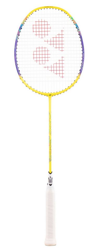 Yonex Badmintonschläger Nanoflare 002 Clear (grifflastig, flexibel) gelb - besaitet, Gewichtsklasse: 4U/G4