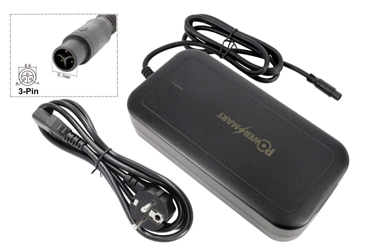 PowerSmart 3-PIN Batterie-Ladegerät (54,6V 4,5A für SUPER73 SUPER73-R Blackout SE, SUPER73-S Blackout SE, SUPER73-Z Blackout SE, SUPER73-Z Miami SE) Bild 3