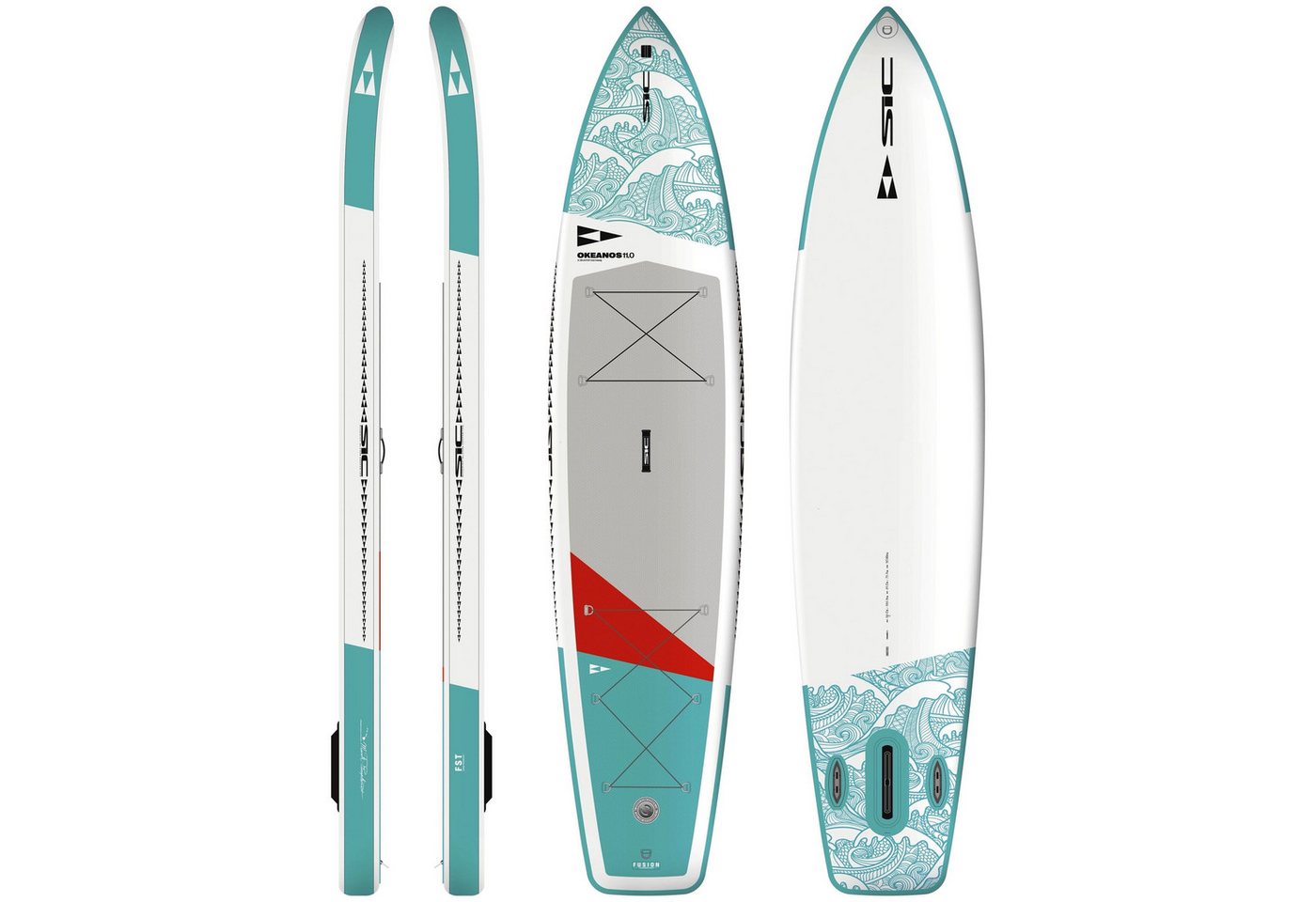 SUP-Board SIC Okeanos Air 11'0 Touring Inflatable SUP mit Fusion Skin Bild 2