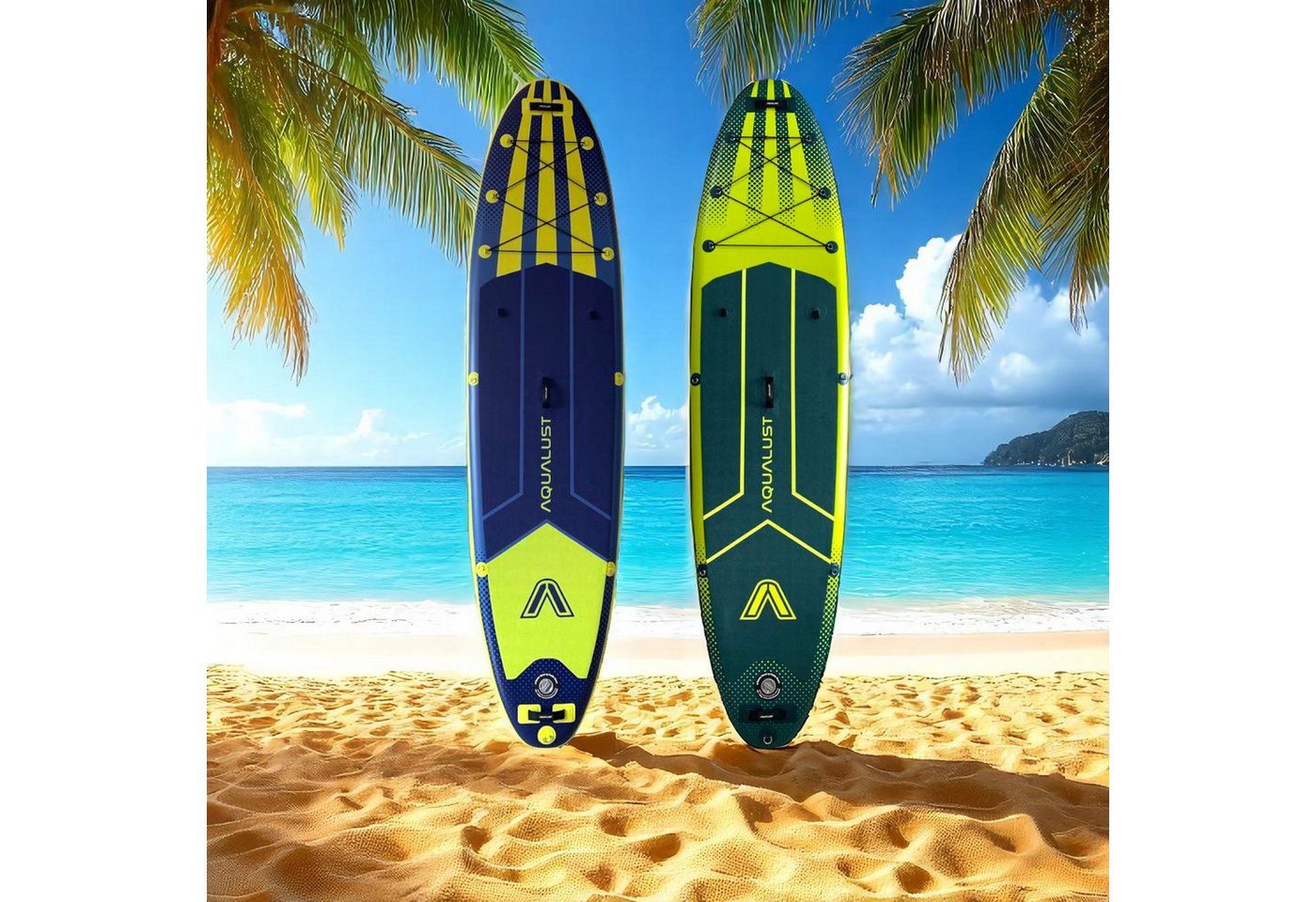 Aqualust SUP-Board AQUALUST 12.0 iSUP Board Stand Up Paddle Surfboard aufblasbar Bild 4