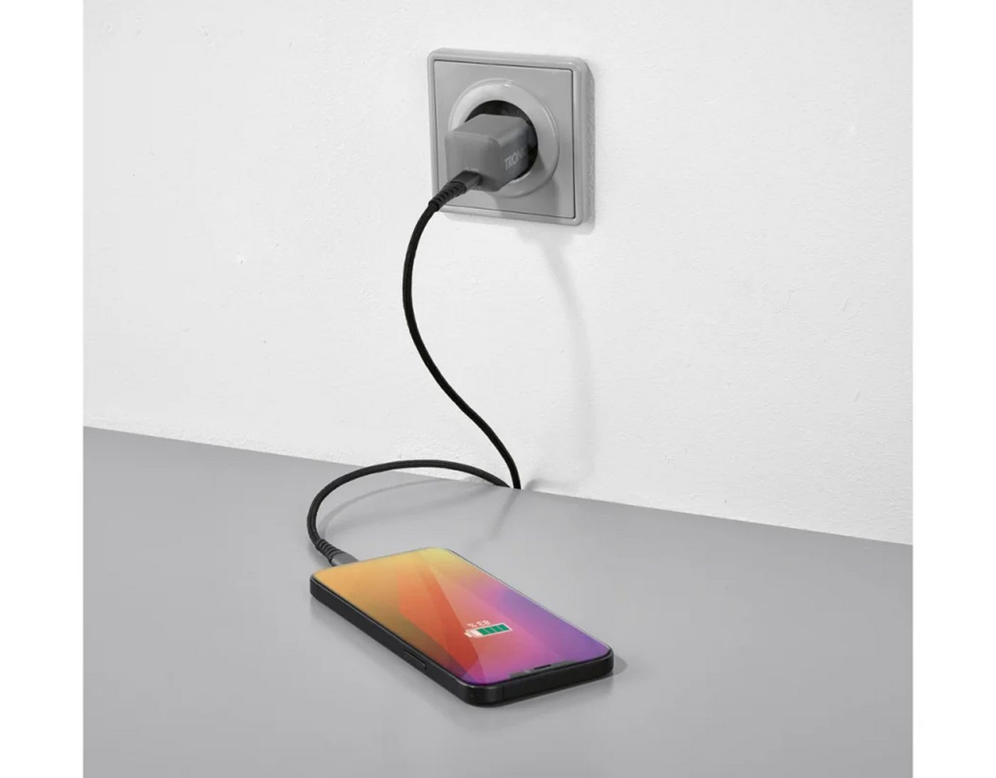 Tronic TRONIC® Schnellladegerät Nano GaN, 45 W, USB-C max. 45 W PD-kompatibel Universal-Ladegerät Bild 2