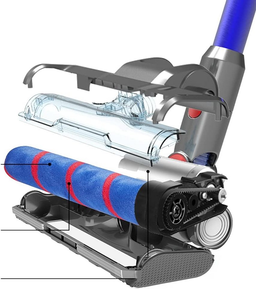 FELIXLEO Bodendüse Kohlefaser-Bürstenkopf kompatibel mit Dyson V7 V8 V10 V11 V15 flexibel, (1-tlg)