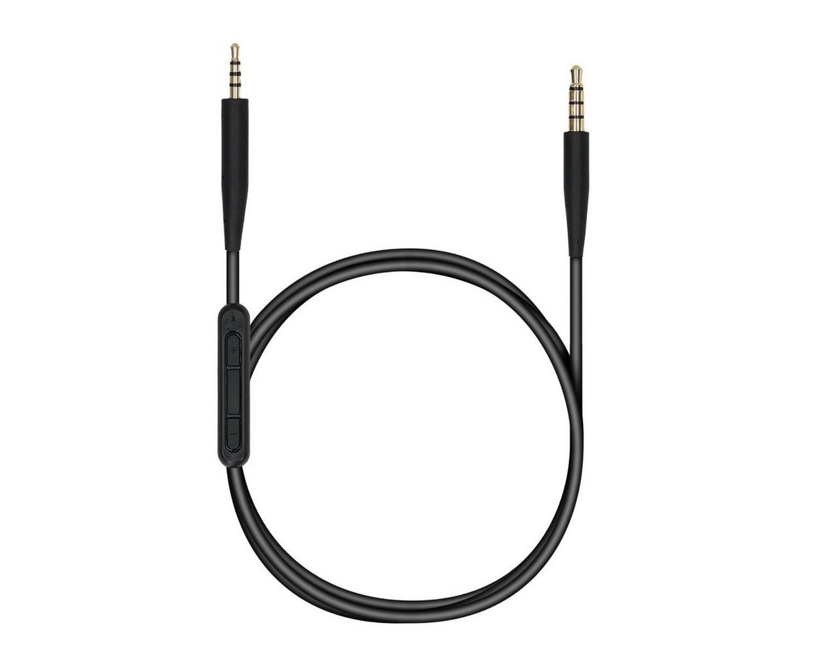 kwmobile Kopfhörerkabel für Bose QuietComfort 35 Audio-Kabel, (19.80 cm), Ersatz Kabel 140 cm Mikrofon Lautstärkeregler - 3.5mm Klinke Bild 4