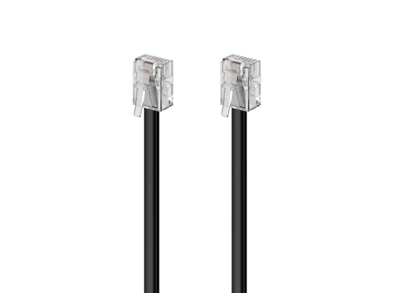 deleyCON deleyCON 0,5m Telefonkabel Modularkabel 6P4C Westernkabel RJ11 auf LAN-Kabel Bild 4