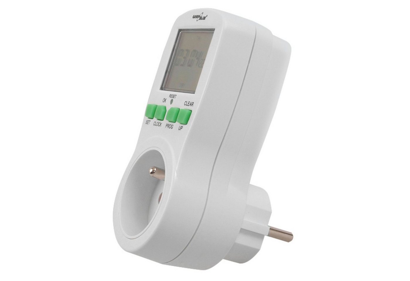 GreenBlue Zeitschaltuhr GB107, 220-240 VAC 50 Hz, 16A, 3680W, 1 Minute bis 168 Stunden (7 Tage)