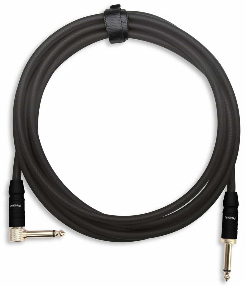 Pronomic INST-A-3 Klinkenkabel 3 m Instrumentenkabel, 6,3mm Klinke, 6,3mm Klinke (300 cm), 24 Karat vergoldet, flexibler und robuster Außenmantel Bild 2