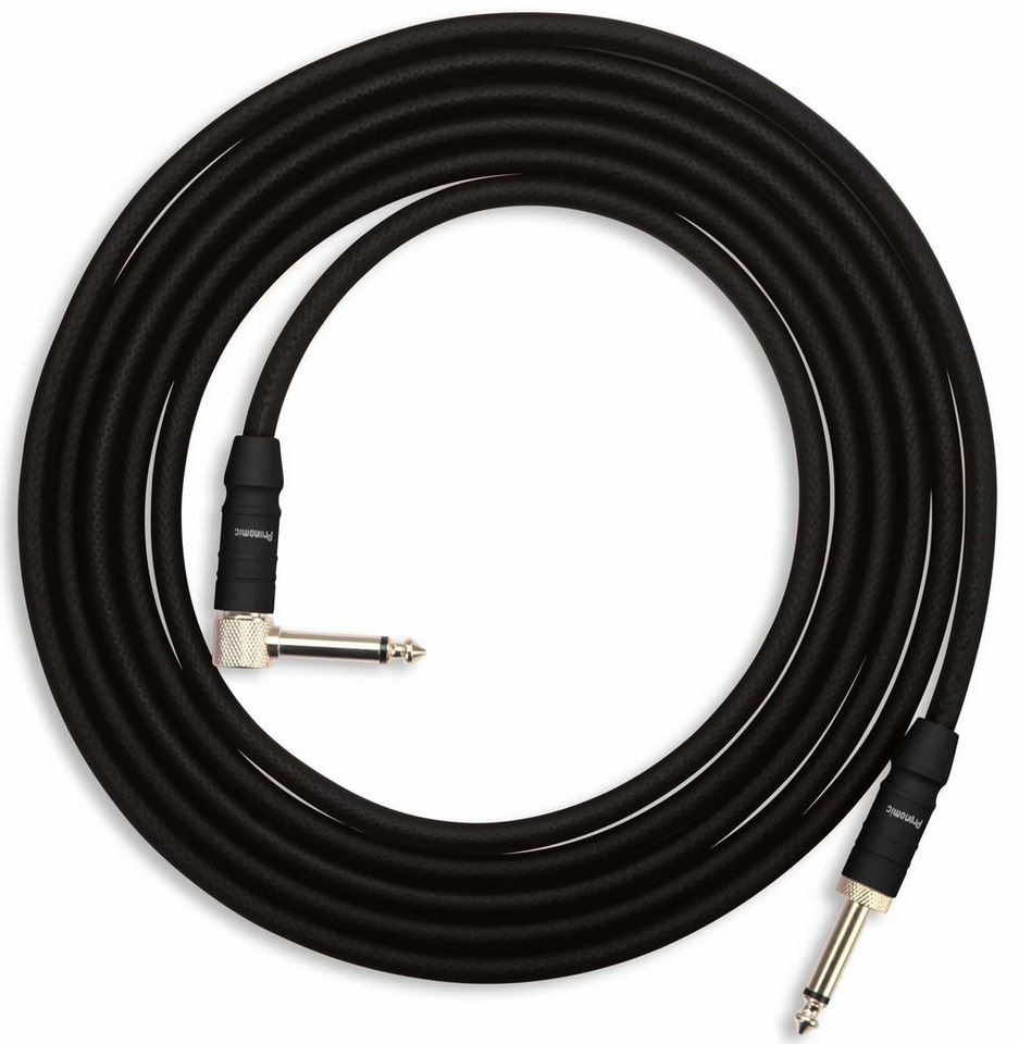 Pronomic INST-A-3 Klinkenkabel 3 m Instrumentenkabel, 6,3mm Klinke, 6,3mm Klinke (300 cm), 24 Karat vergoldet, flexibler und robuster Außenmantel Bild 3