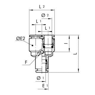 Schneider Steckverbindung SVG-R23-8x8x8 Y