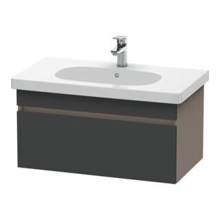 Duravit Waschtischunterschrank DuraStyle 80x45,3cm, gra m/bas ma, 1 Ausz., wandhängend
