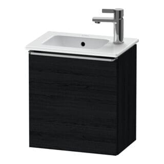 Duravit Waschtischunterschrank D-Neo 41x27,4x44cm, 1 T, An L, ES geb/Eiche sw