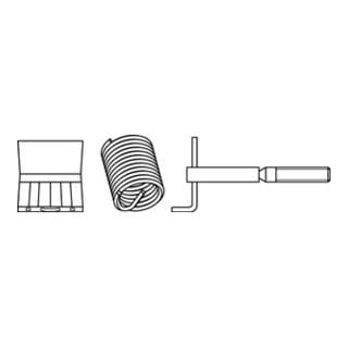 Gewindereparatursortiment R 88342 Minikit M4 Stahl 1 Stück AMECOIL