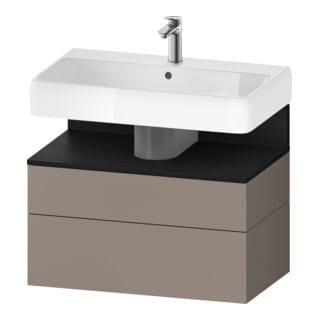 Duravit Waschtischunterschrank Qatego 79x47x59cm, E sw/Bas m, 1 Kast, 1 Ausz.