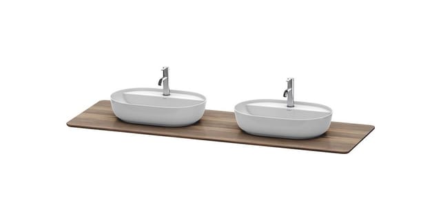 Duravit Waschtisch-Konsole Luv 178,3x59,5x2,5cm, a Holz, m 2 Auss., N