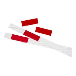Eichner VISIPLAN SCHILDER 76 MM ROT transparent