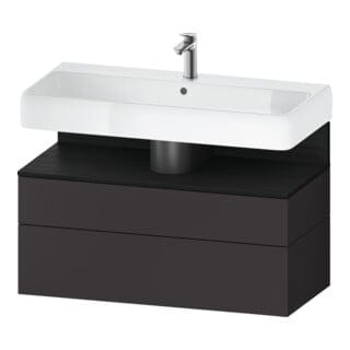 Duravit Waschtischunterschrank Qatego 99x47x59cm, E sw/gra m, 1 Kast, m B