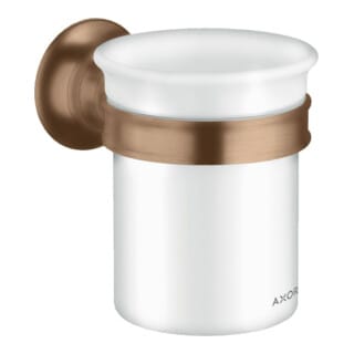 hansgrohe Zahnputzbecher Axor Montreux Gl., Ha. Met., Wandmont., brush. r gold