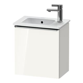 Duravit Waschtischunterschrank D-Neo 41x27,4x44cm, 1 T, An li, ES geb/we hgl