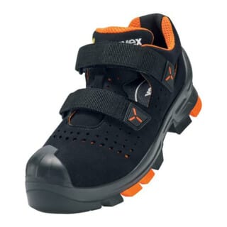 Uvex Sicherheitssandalen S1P SRC uvex 2 aus Mikrovelours, uvex xenova® Kunststoffkappe, Weite 11, Größe 51