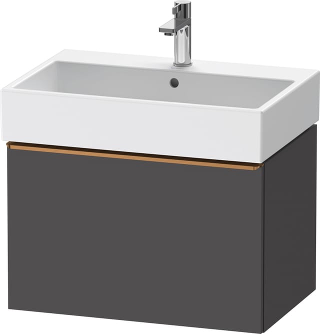 Duravit Waschtischunterschrank D-Neo 68,4x44,2cm, b geb/Gra m, 1 Ausz., wandhängend