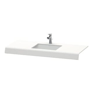 Duravit Waschtisch-Konsole DuraStyle 80-200x55x10cm, 1 Ausschn, we. Hochglanz