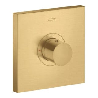 hansgrohe Fertigset ShowerSelect HF UP-Thermostat, eckig, brushed gold optic
