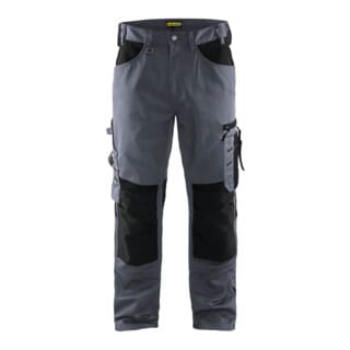 Blakläder Bundhose Handwerk, grau / schwarz, Konfektionsgröße 102