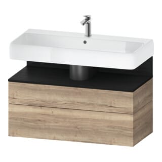 Duravit Waschtischunterschrank Qatego 99x47x59cm, E sw/E Ma, 1 Kast, m B